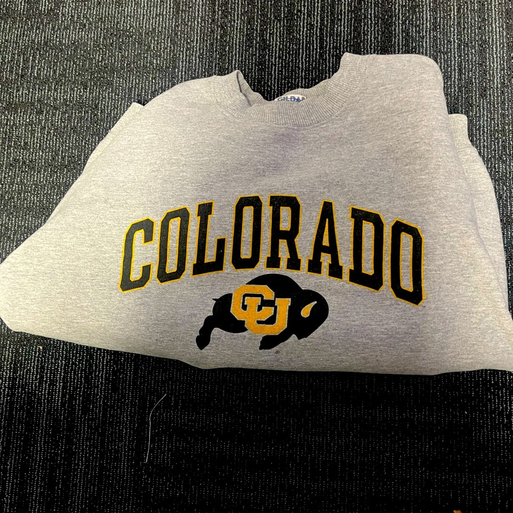 Gray Colorado university pullover